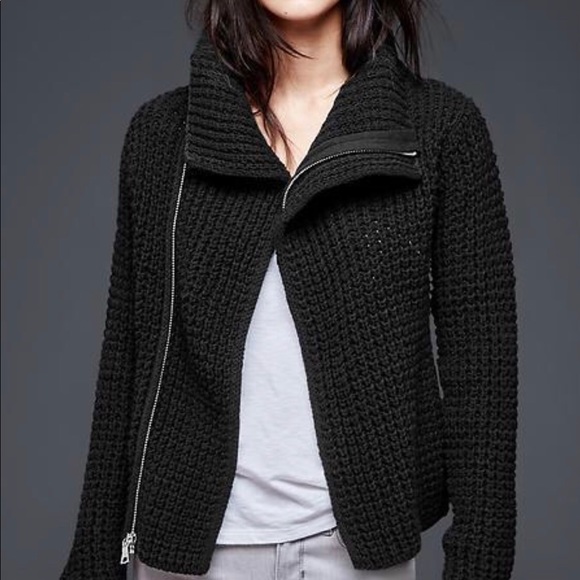 GAP Sweaters - GAP Moto Sweater Jacket